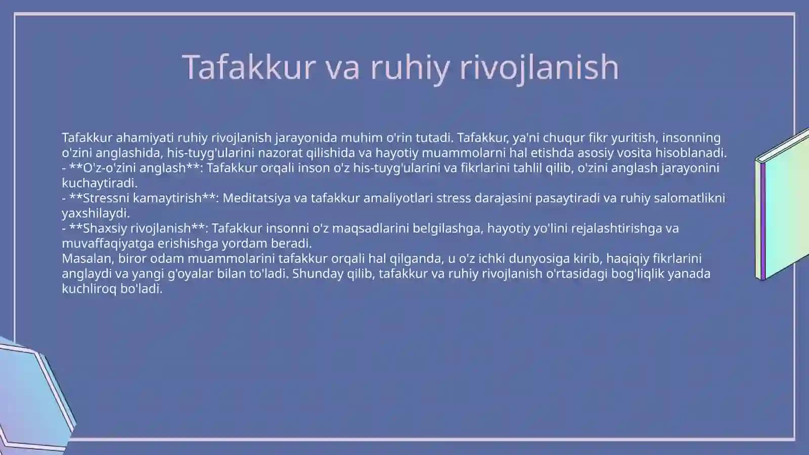 Tafakkur ahamiyati 3