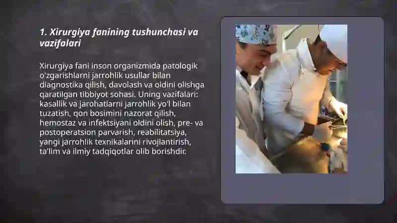 Xirurgiya fani haqida tushuncha 3