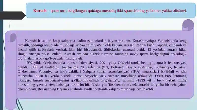 KURASH VA BELBOG‘LI KURASHNING RIVOJLANISH TARIXI 3