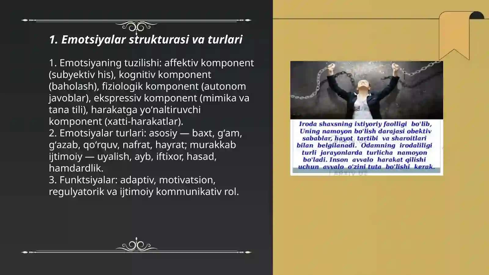 Shaxsning emotsional irodaviy jabhalari 3