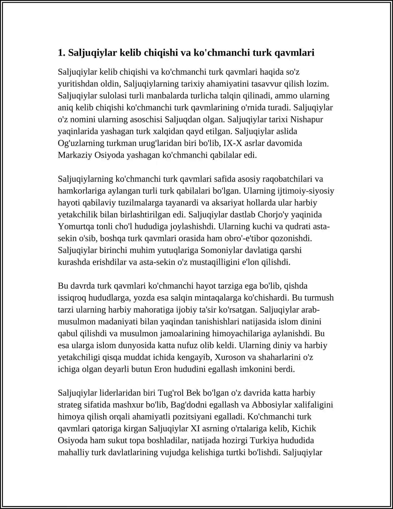 SALJUQIYLAR 3