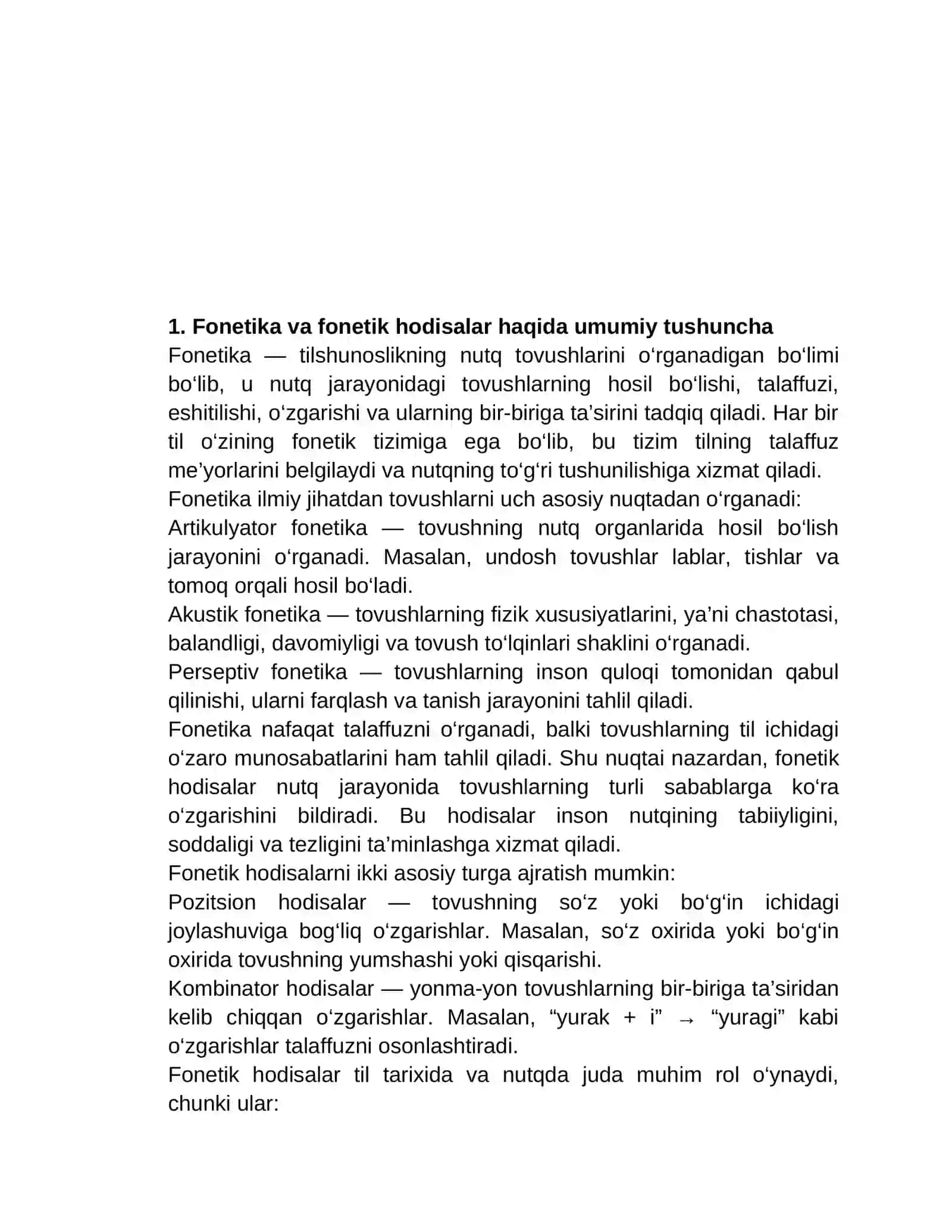 Turli tillardagi fonetik hodisalar 3