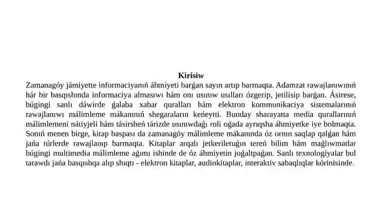 Mediamaydandainformaciyatarqatıw mádeniyatı 3
