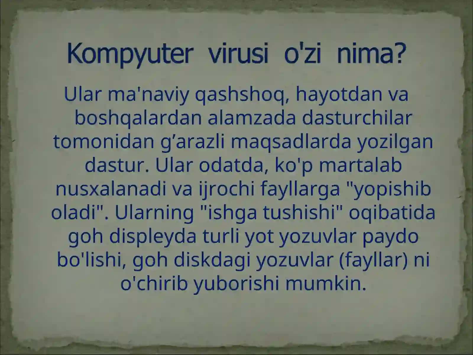Virus dasturlari 3