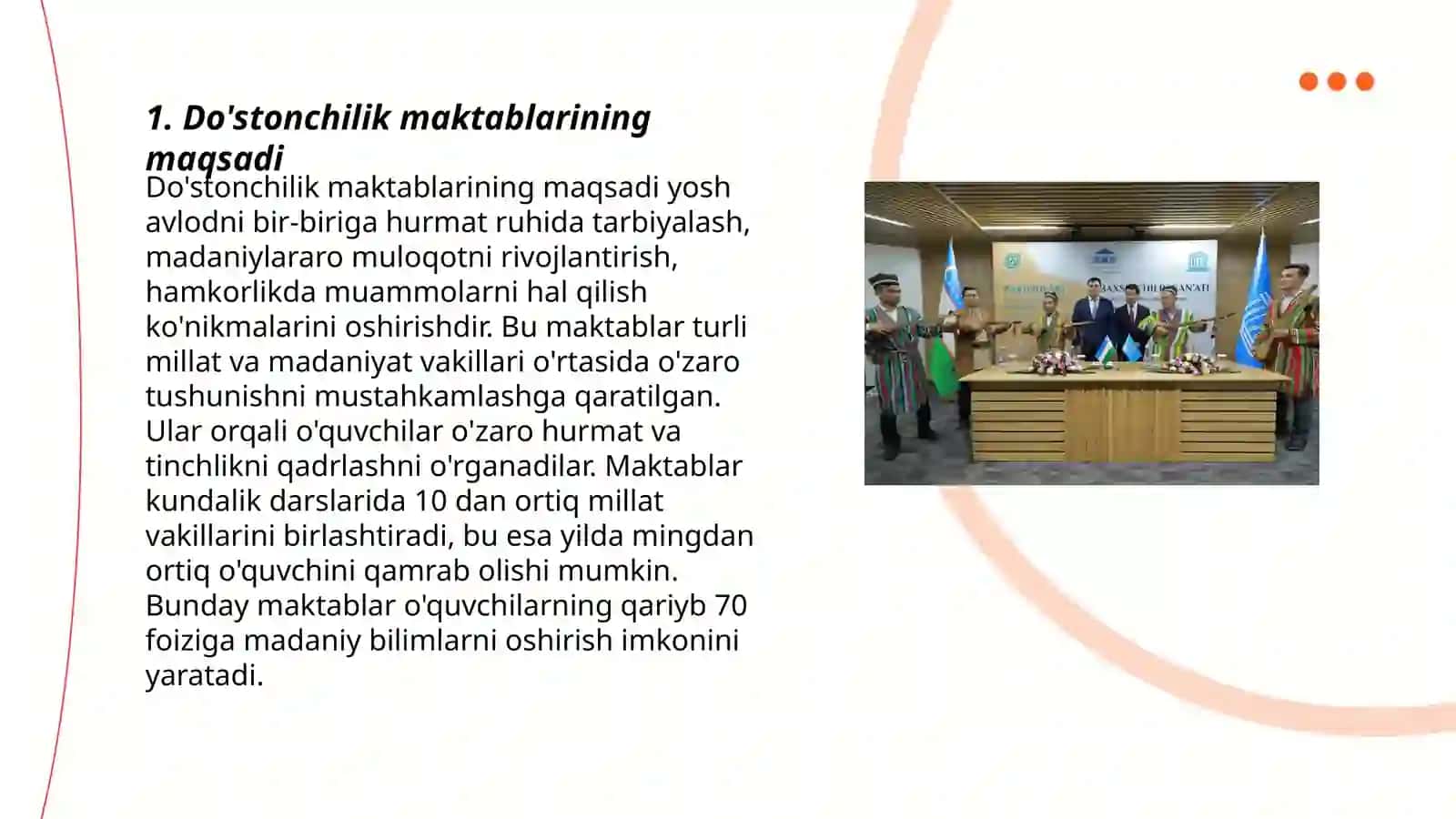 Do'stonchilik maktablari haqida 3