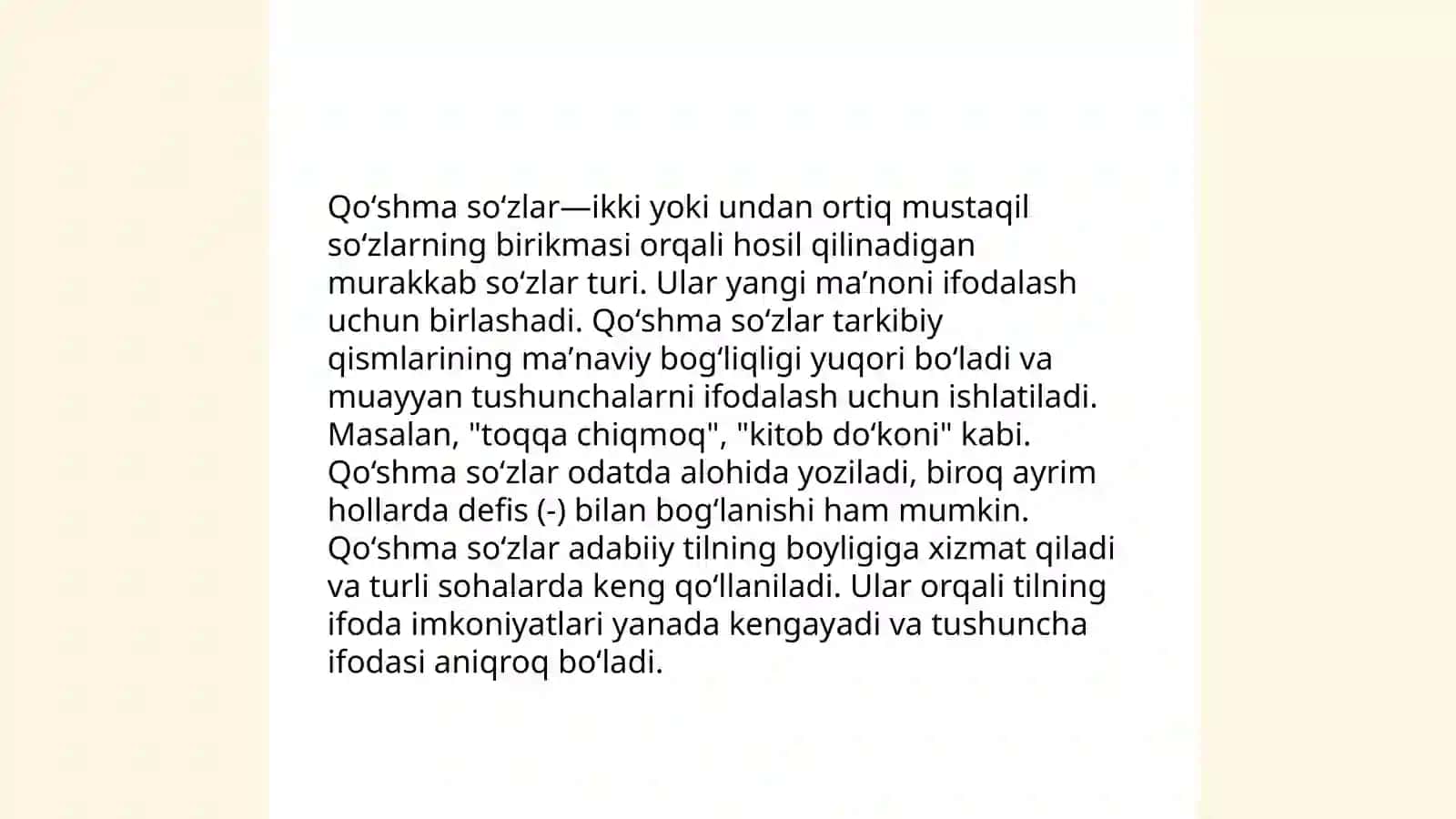 Qoʻshma soʻzlarning maʼno qurilishi 3