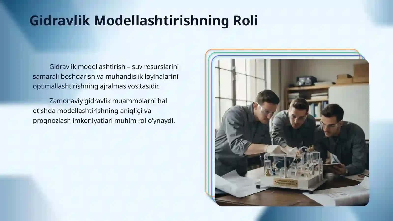 Gidravlik modellash va o'xshashlik nazariyasining asoslari 3