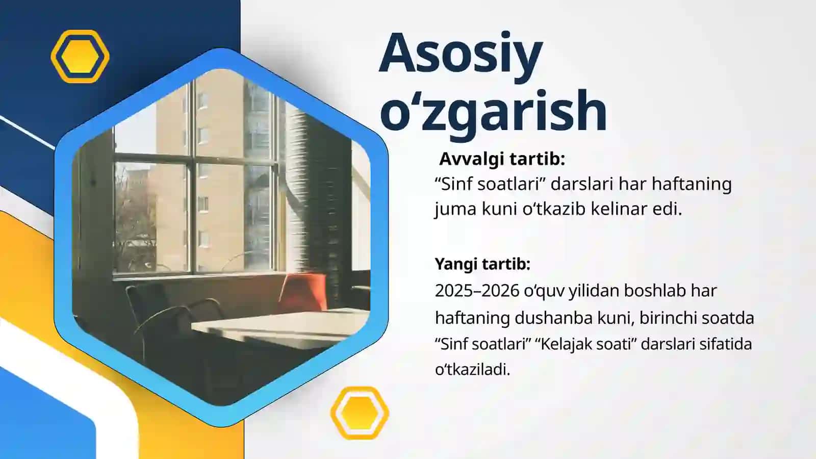 KELAJAK SOATI DARSLARINI TASHKIL ETISH 3