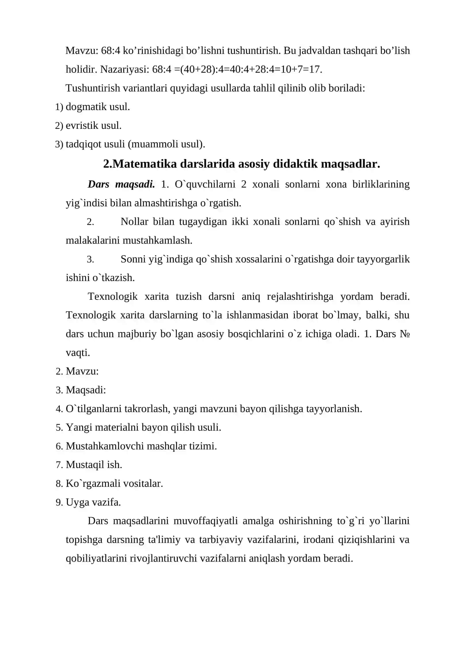 Boshlang’ich sinfda matematika o’qitishni tashkil qilish shakllari 3