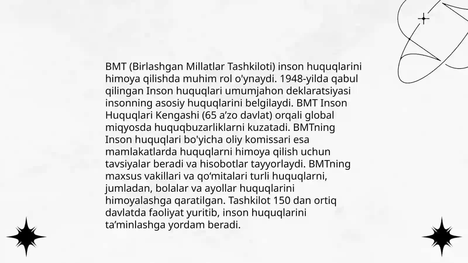 BMT va inson huquqlari 3
