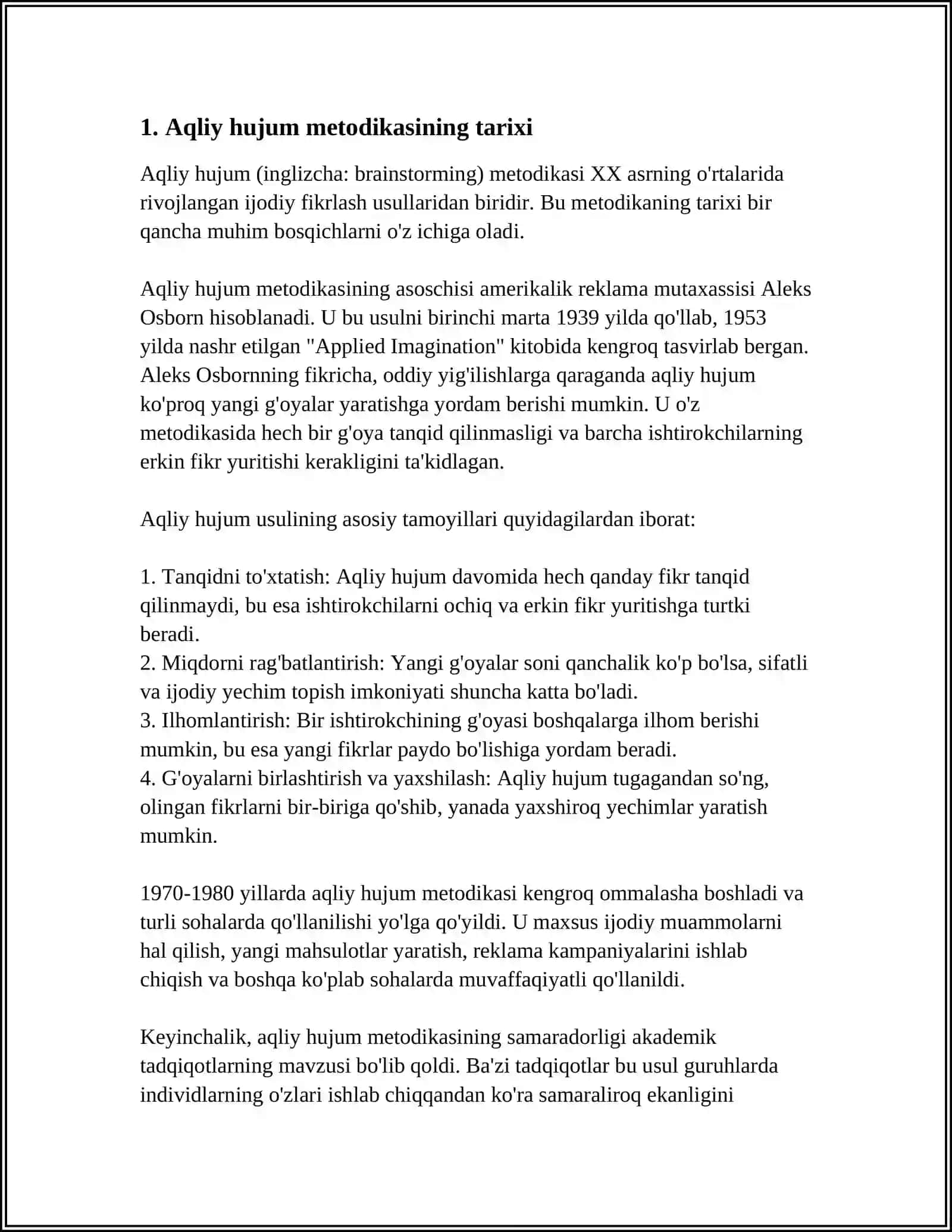 Aqliy Hujum Metodikasi 3
