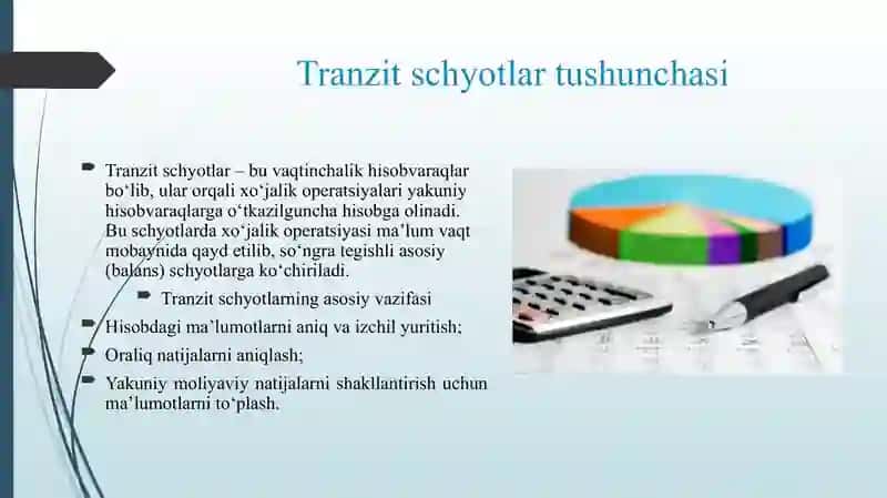 TRANZIT VA BALANSDAN TASHQARI SCHYOTLAR HAMDA ULARNING TUZILISHI. 3