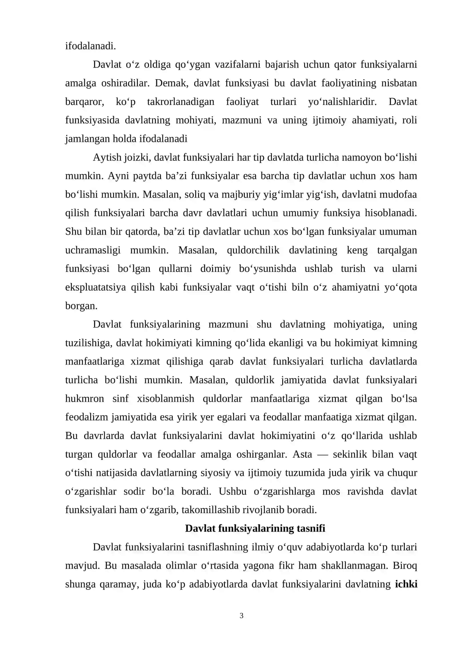 Davlat funksiyalari tushunchasi va tasnifi 3