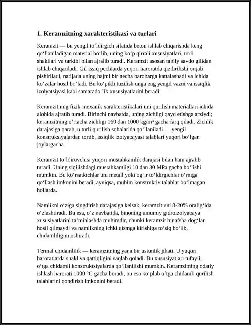Keramzit, Ahloporit, Nerlit 3