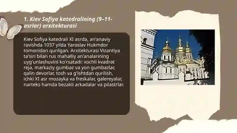Kiev davlati arxitekturasi (9-14-asrlar) 3