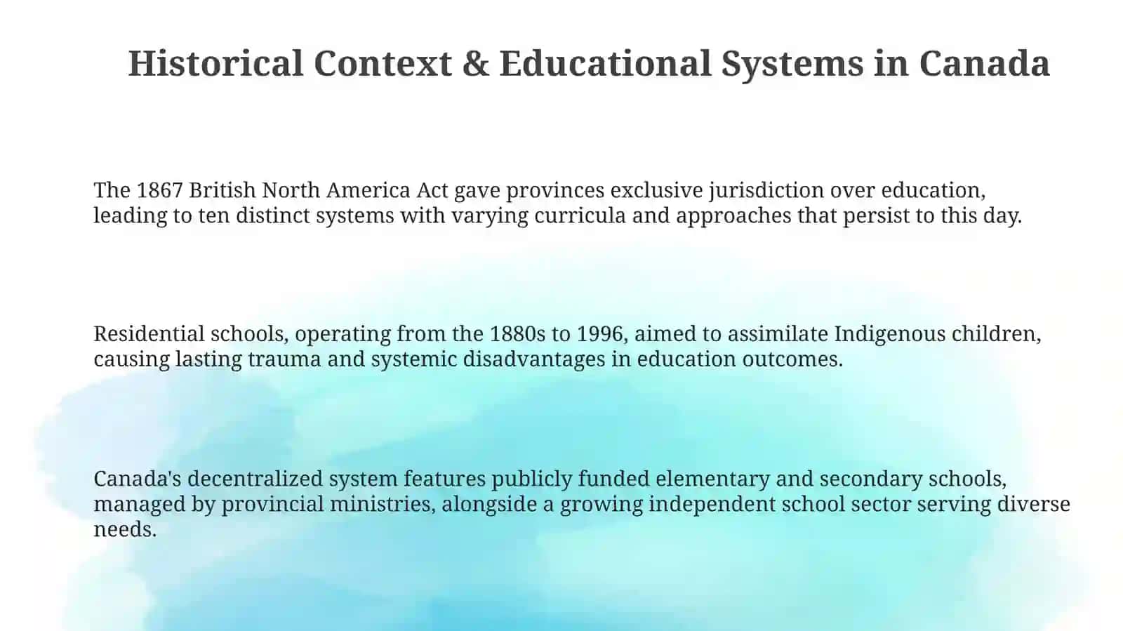 A Tapestry of Learning: Culture and Education in Canada 3