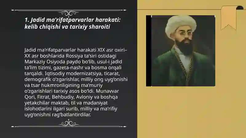Jadid ma'rifatparvarlar harakati 3