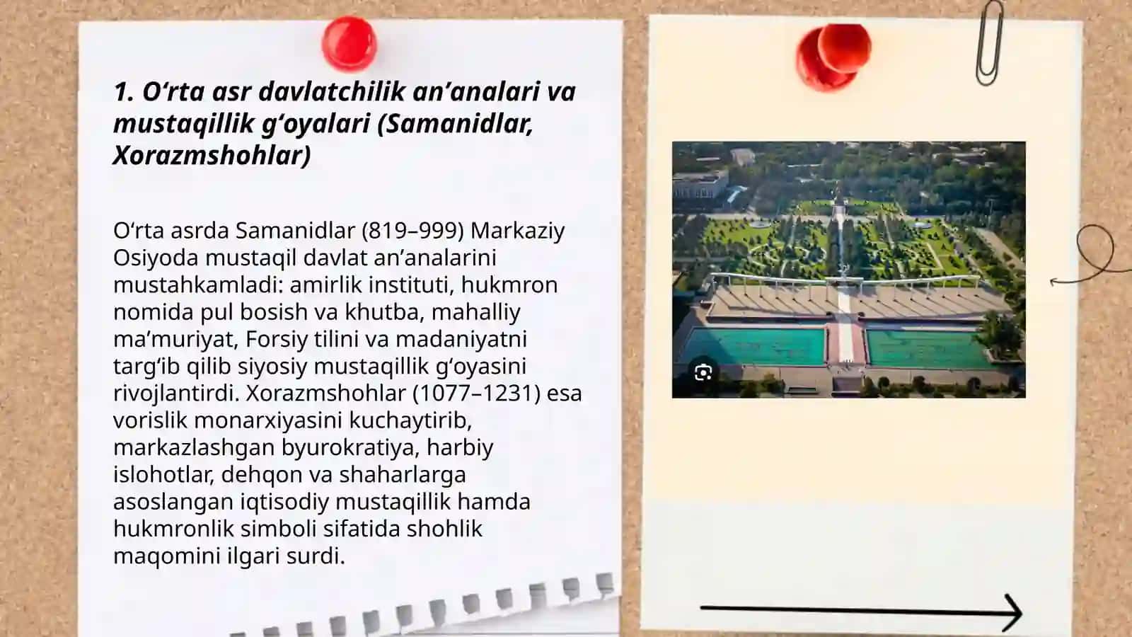 Oʻzbekistonda Mustaqillik gʻoyalarining Tarixiy asoslari 3
