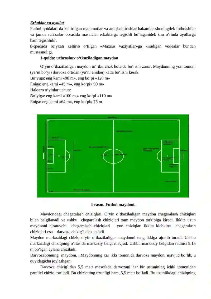 Futbol o‘yin qoidalari 3