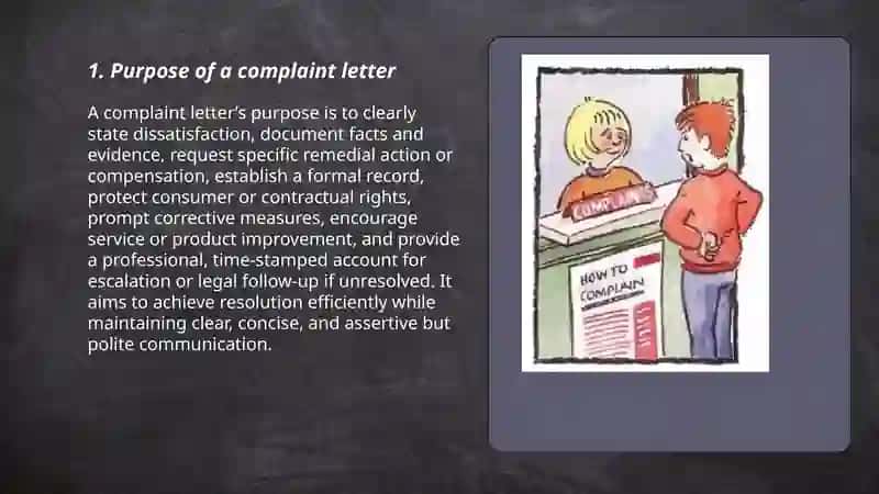 Complain letter 3