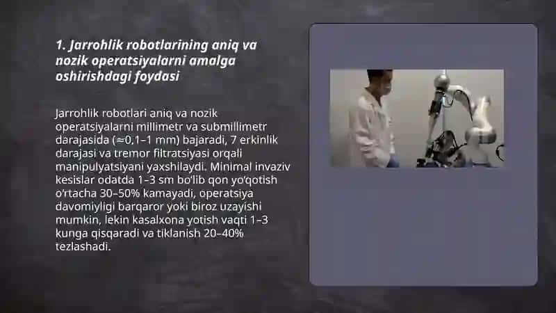 Robotlar tibbiyotda foydasi 3