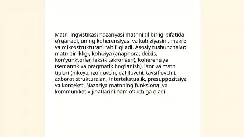 Matn lingvistikasi 3