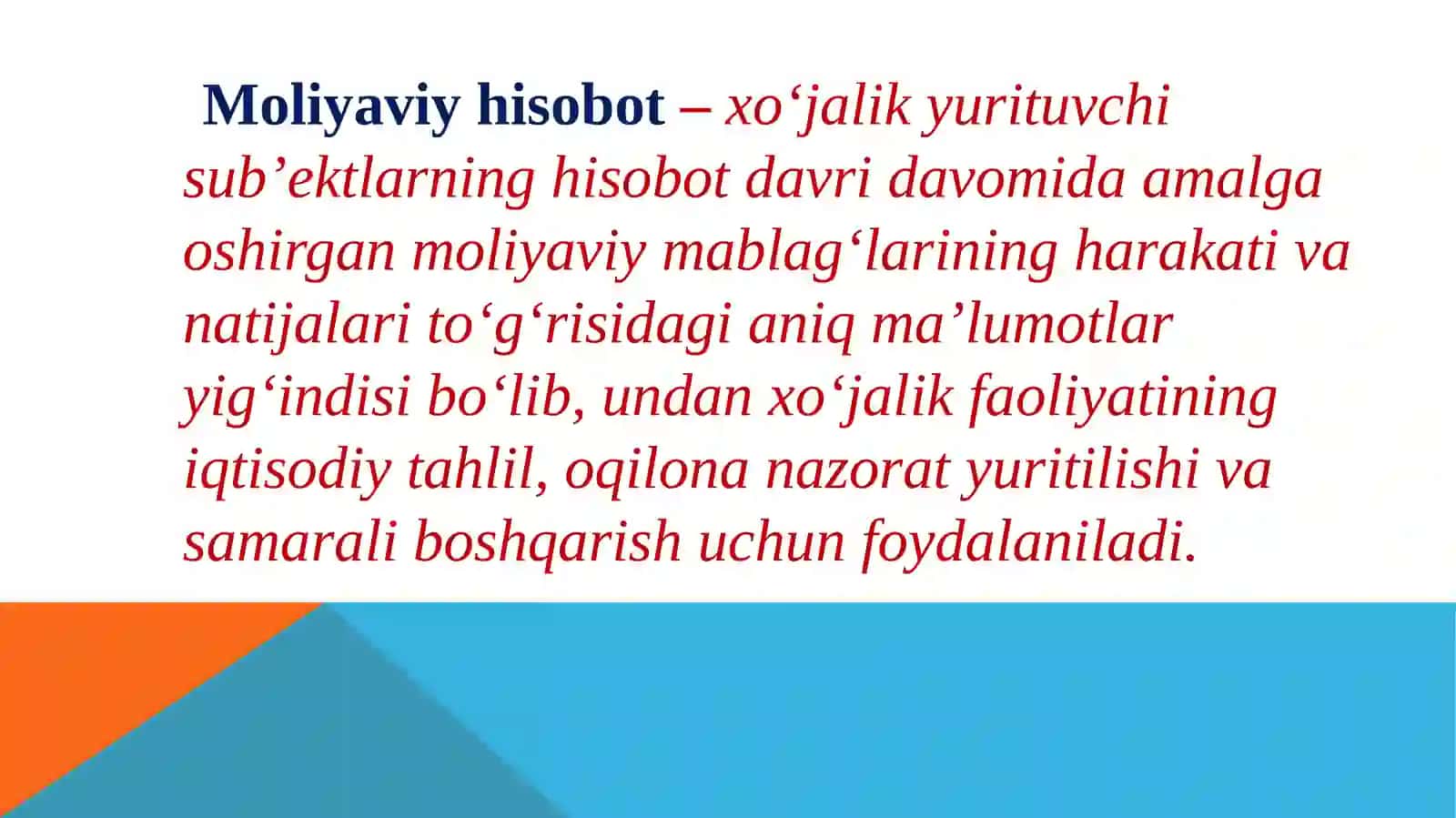 Moliyaviy hisobot: mazmuni, funksiyalari va uning turlari 3