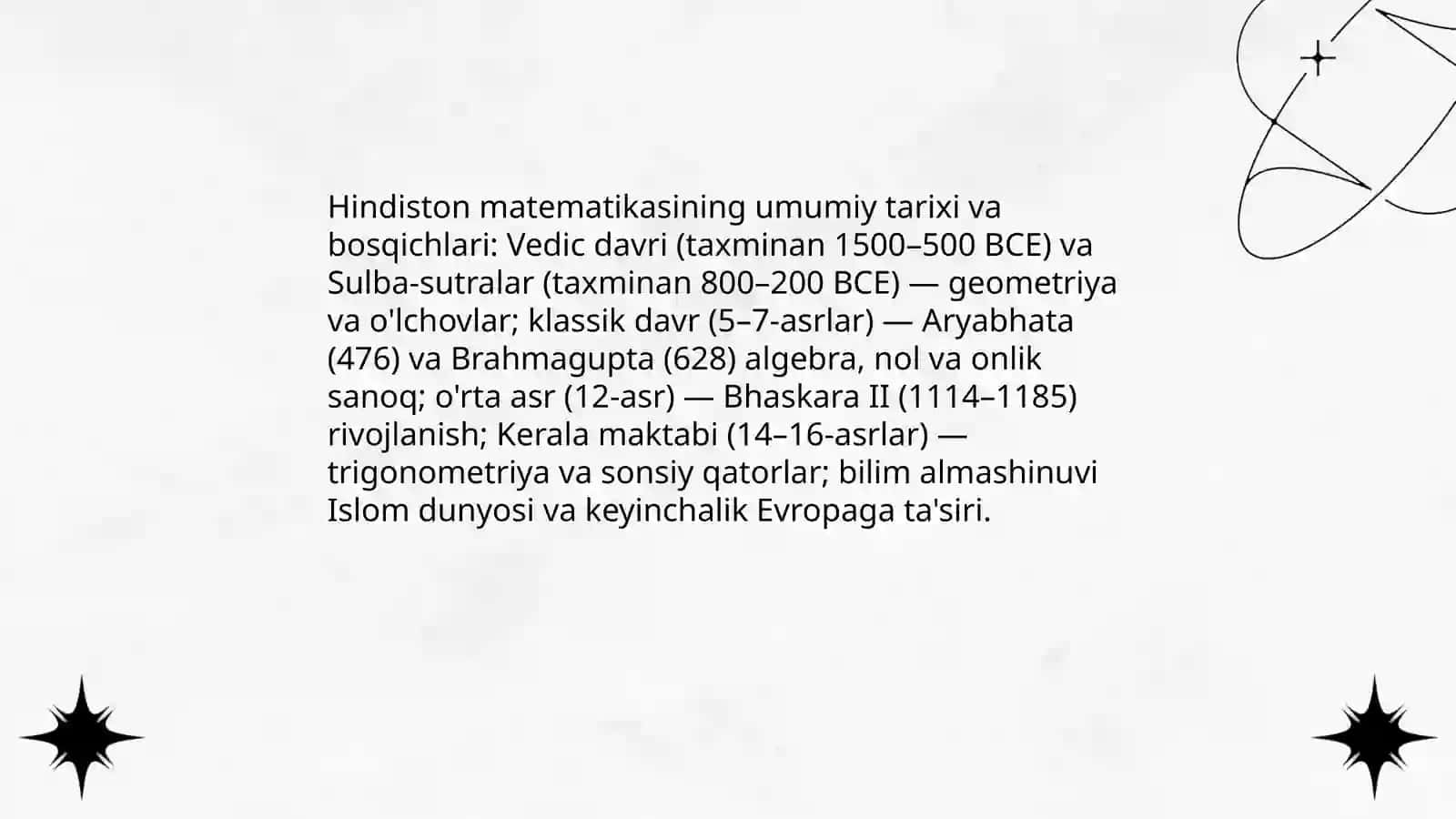Hindiston matematikasi 3