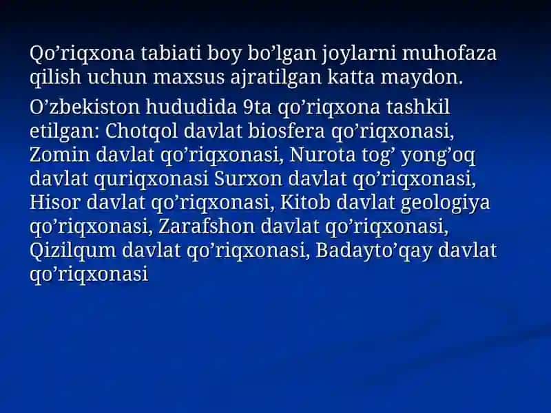 Qo‘riqxona 3