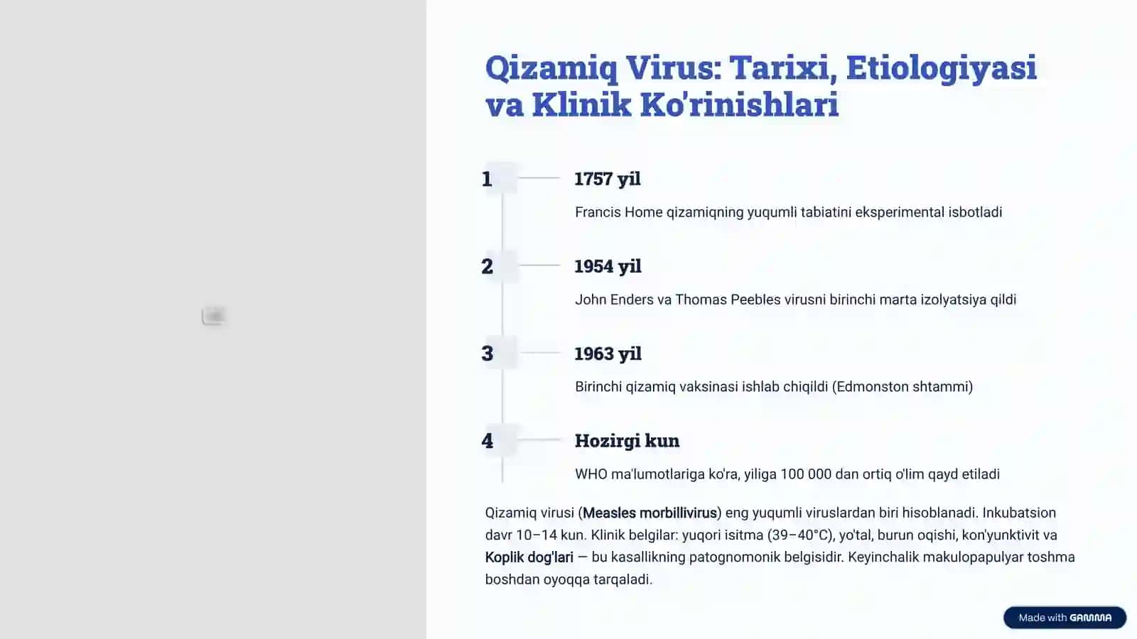 Morbillivirus, Qizamiq Virus va Adenoviruslar 3