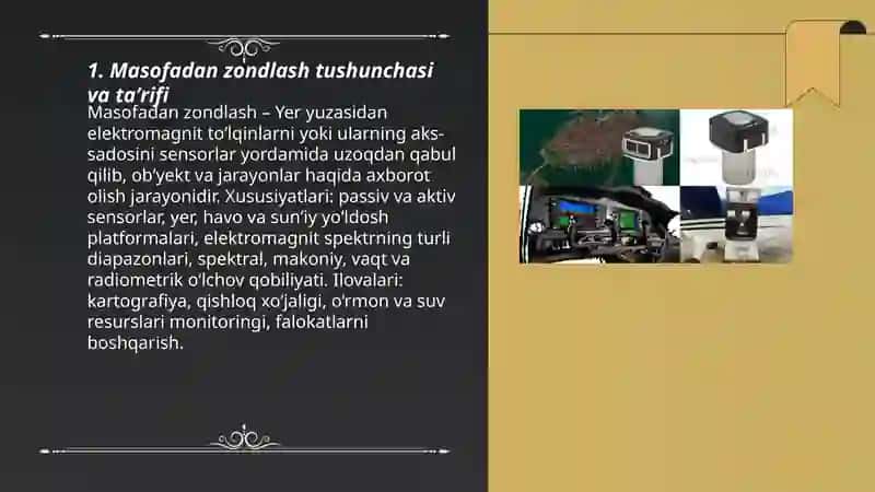 Masofadan zondlash haqida tushuncha 3