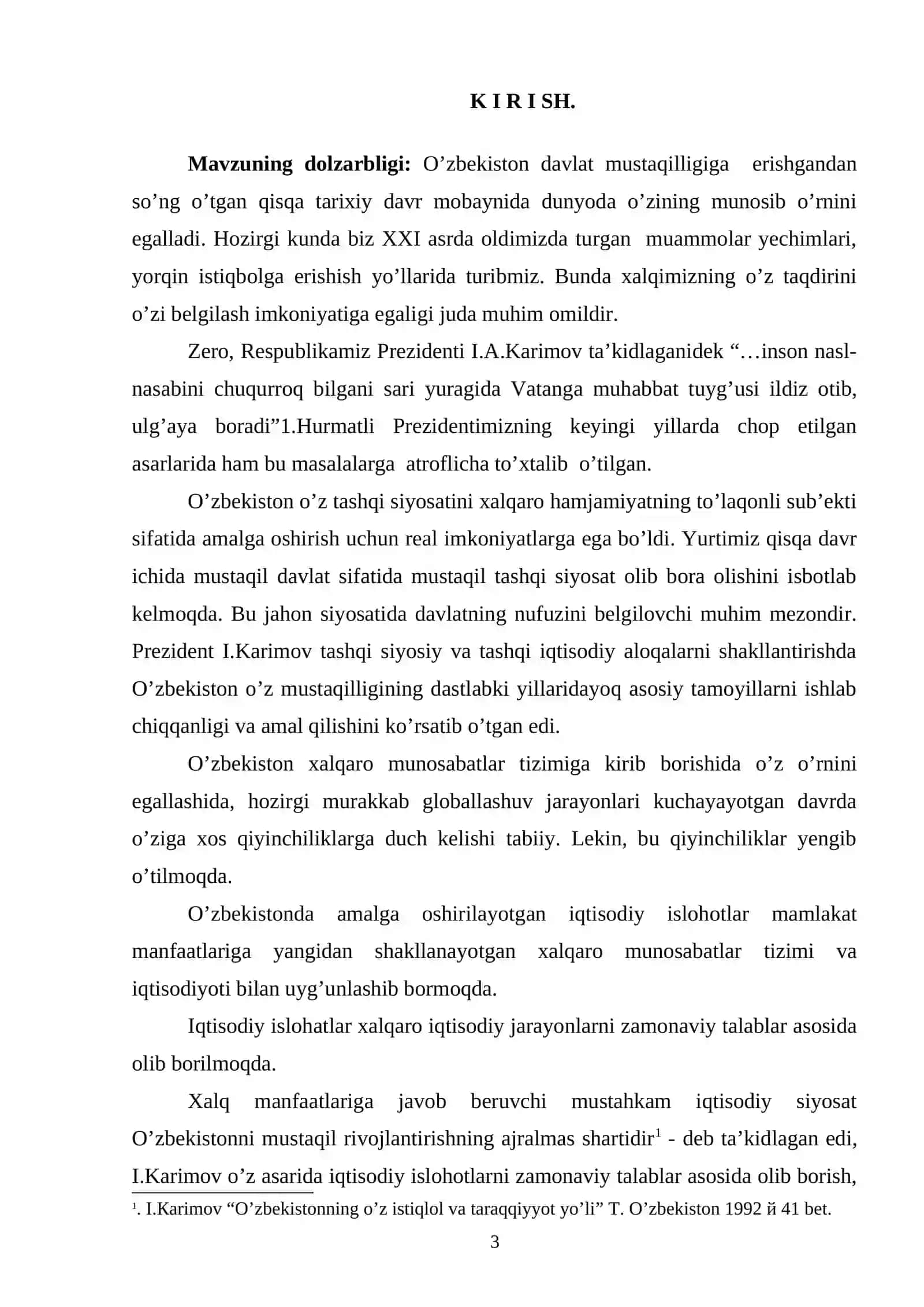 Mustaqillik yillarida O’zbekiston-Rossiya munosabatlari 3