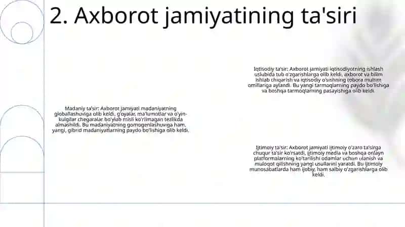 Axborotlashgan Jamiyat Va Uning Istiqbollari 3
