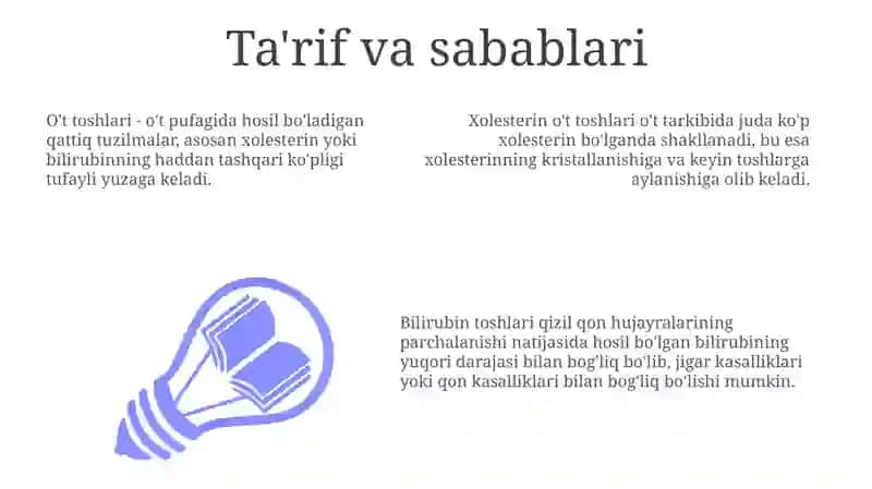 O't toshkasalligi 3