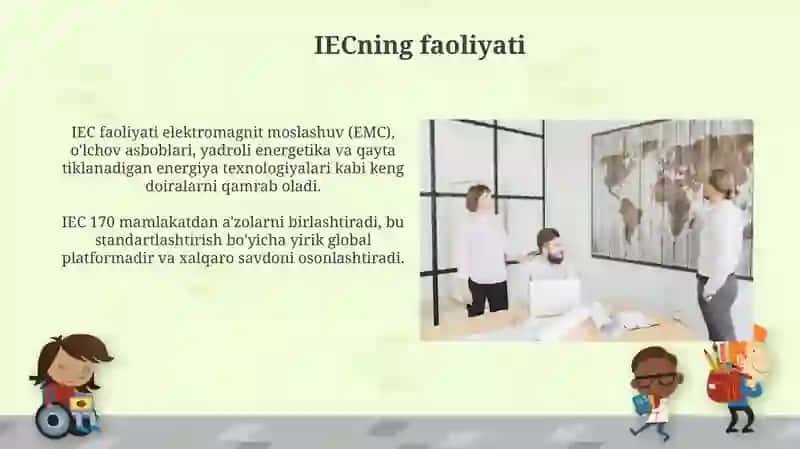 IEC standartlashtirish tajribasi 3