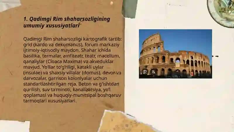 Qadimgi Rim shaharsozligi 3