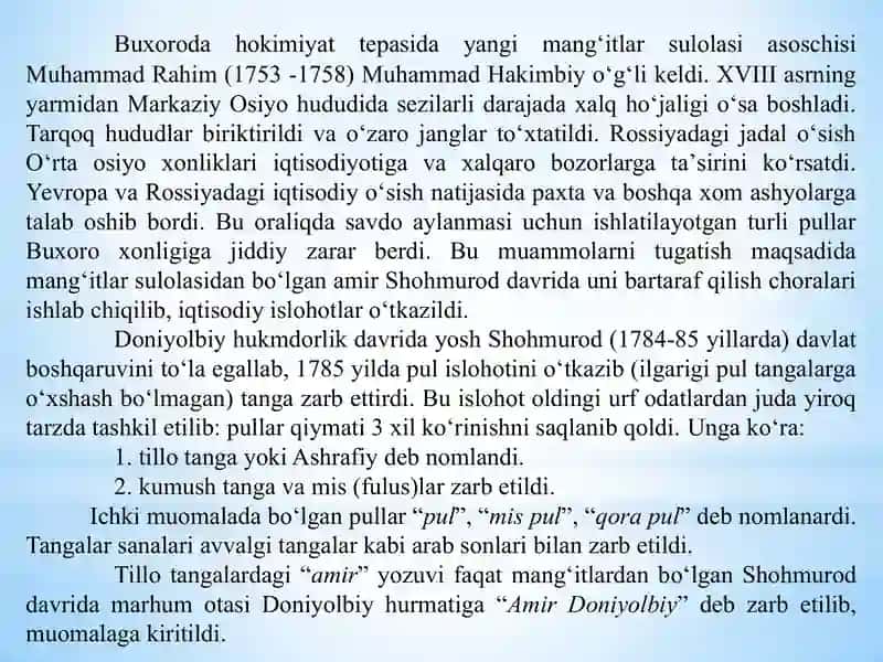 Buxoro amirligi va Buxoro amirligi tangalari 3