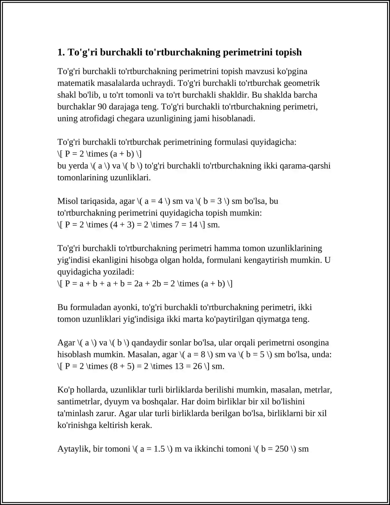 KÖPBURCHAK PEREMETRNI TOPISH 3