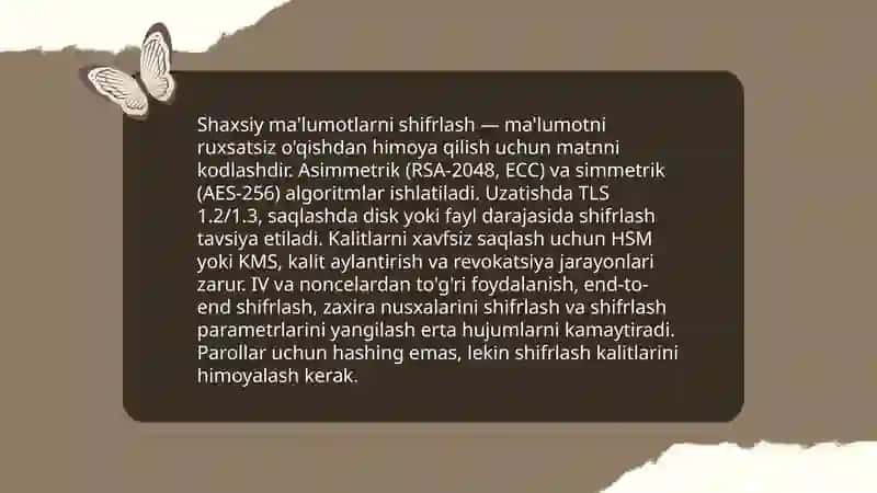 Shaxsiy ma'lumotlarni himoya qilish usullari 3