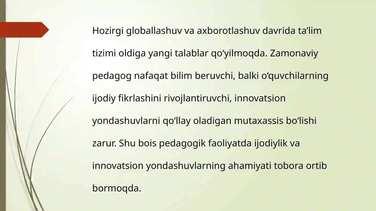 Pedagogik faoliyatda ijodiylik tushunchasi 3