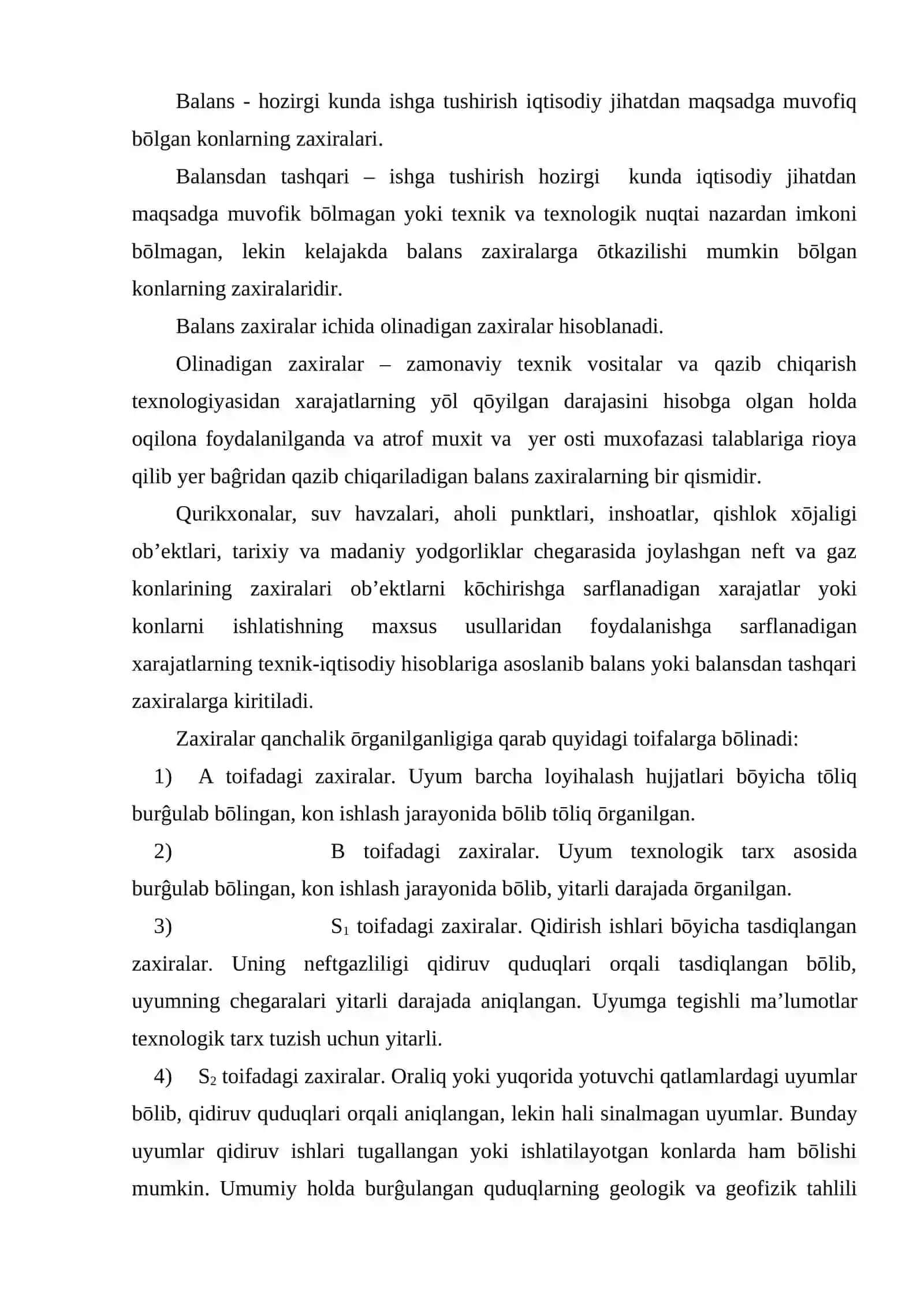 Zaxirani hisoblash parametrlari va aniqlash usullari 3