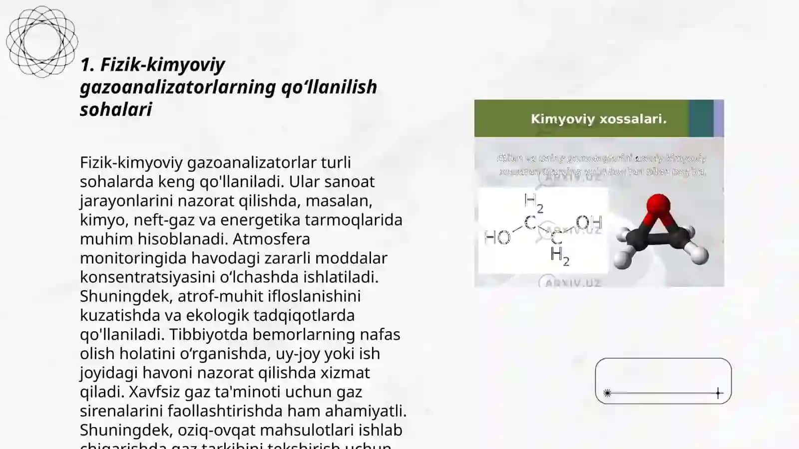 Fizik-kimyoviy gazoanalizatorlar 3