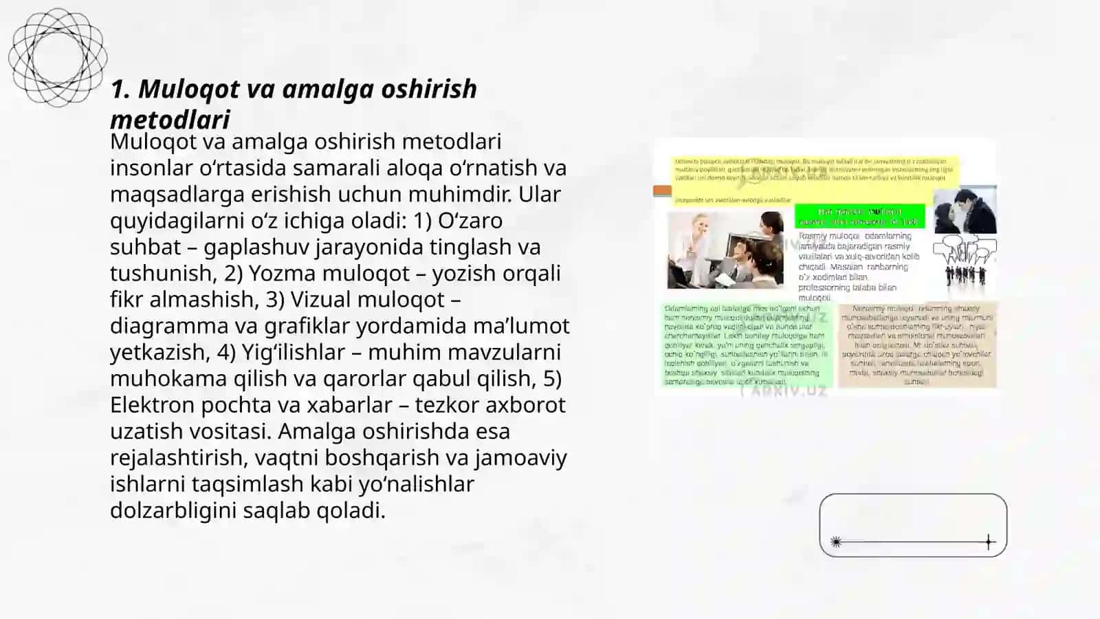 Pedogogik faoliyatda muloqot 3