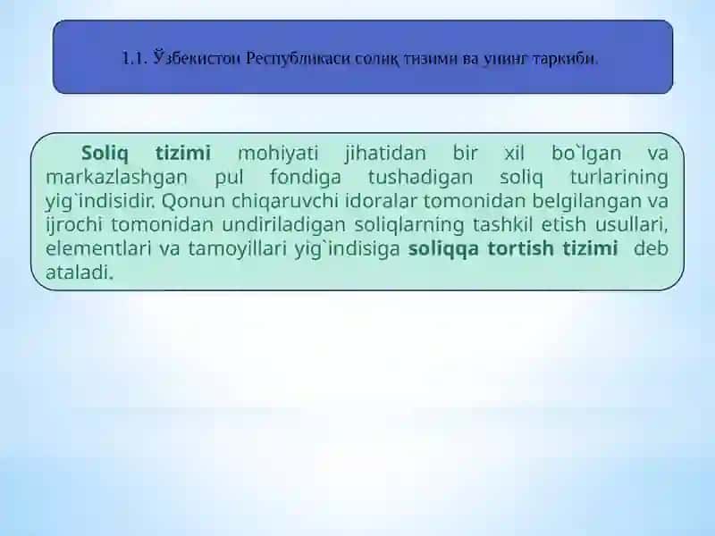 Ўзбекистондасолиқларнингтузилишасослари 3