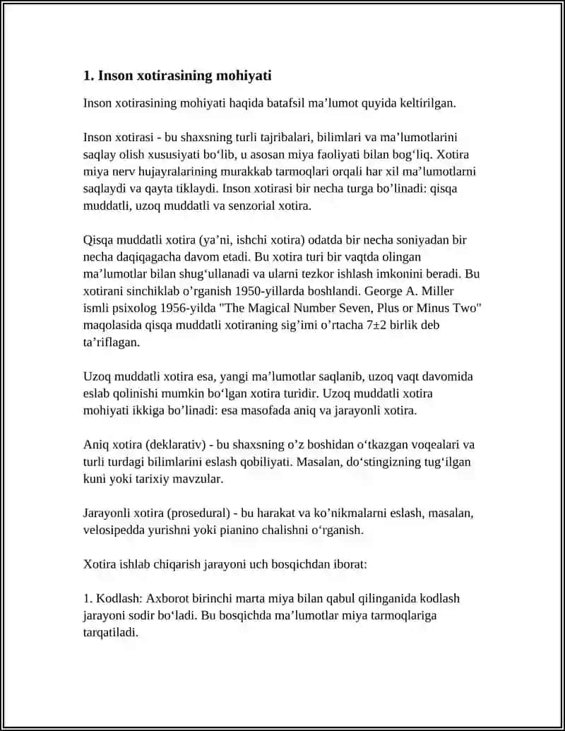 INSON XOTIRASI 3
