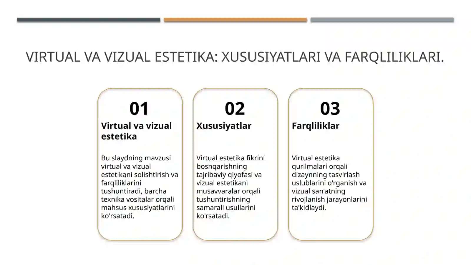 Virtual va vizual estetika 3