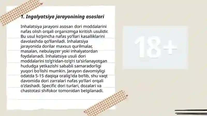 Ingalyatsiya va ajralmalarni soʻrab olish 3