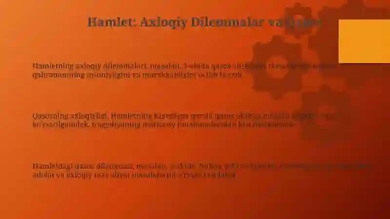 “Hamlet” asarining etik va estetik jihatlari 3