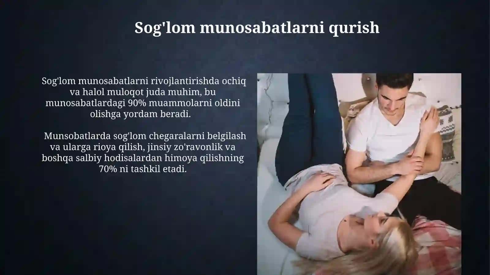 Jinsiy Hayotga Tayyorgarlik 3