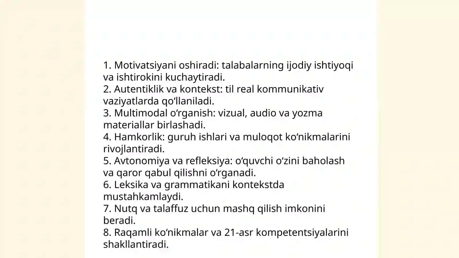 Raqamli hikoyachilikning til o‘rgatishdagi pedagogik afzalliklari 3
